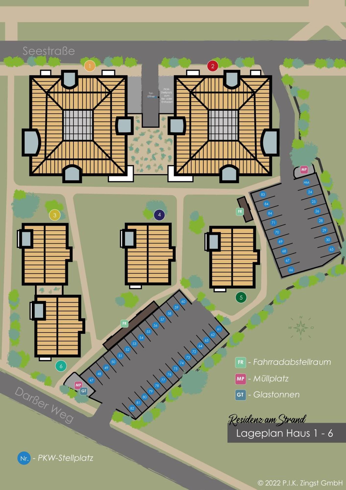 Residenz Am Strand Wohnung 5-73 Zingst Eksteriør bilde
